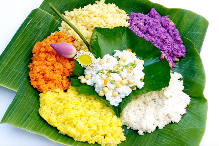 Seven-color sticky rice