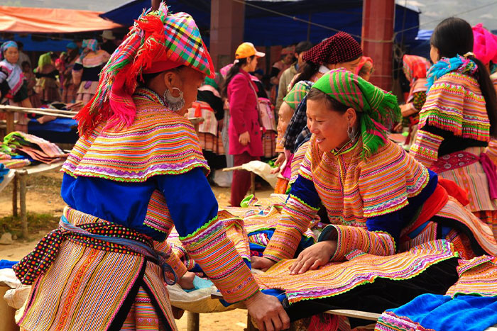 Can Cau market is where you can encounter many locals selling their goods