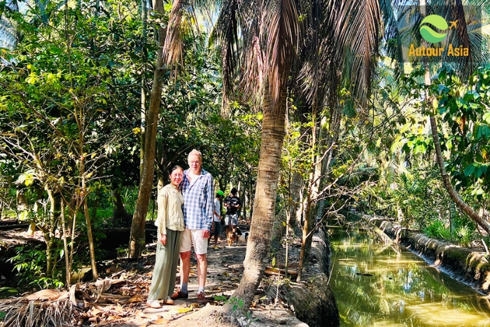 The beauty of the countryside in the Mekong Delta