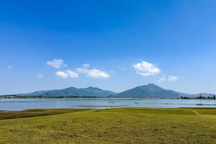 Pleiku is known for its lakes, plantations, and lush green hills