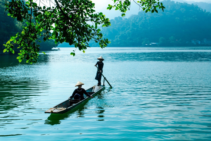 Explore Ba Be Lake by boat