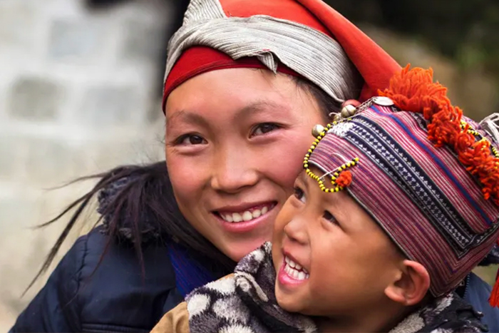 Red Dzao group ethnic in Sapa