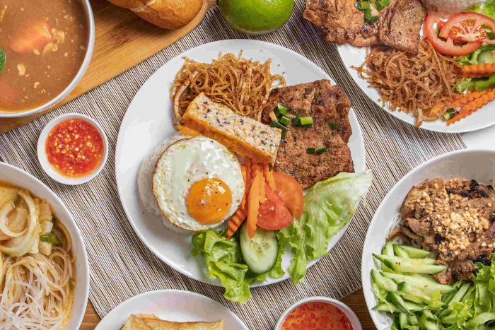 Cơm tấm is considered one of the best Vietnamese breakfast dishes, especially in Ho Chi Minh City