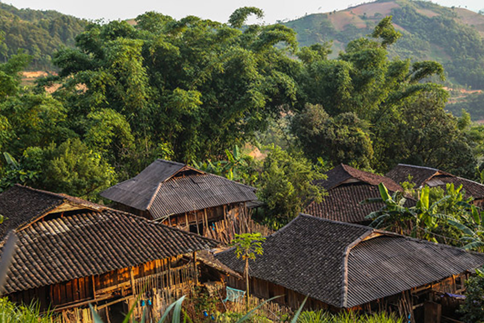 Houses of Black Lolo in Cao Bang