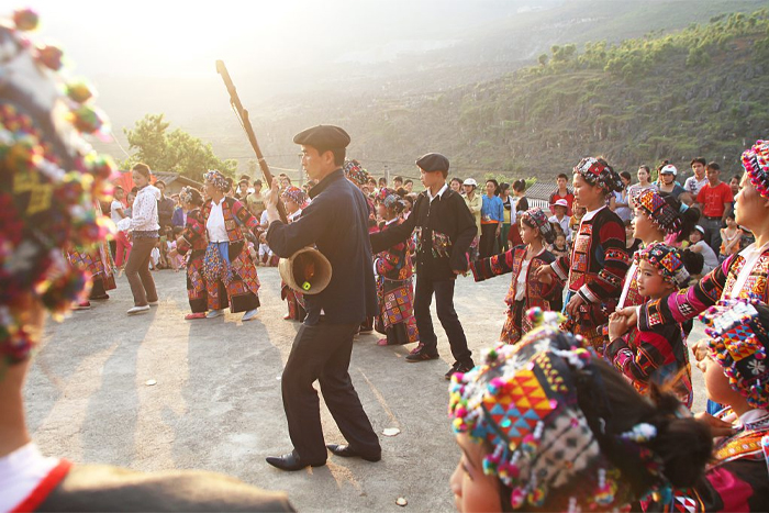 Festival of the black Lolo in Cao Bang