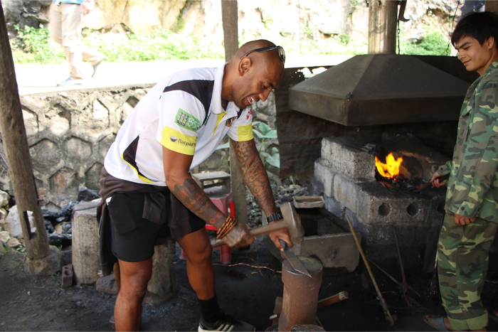 Practical experience at Pac Rang forging village
