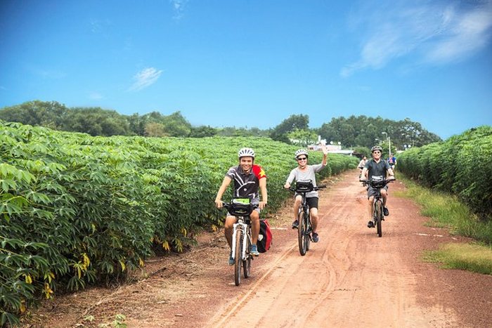 A bike ride to the famous Cu Chi Tunnels