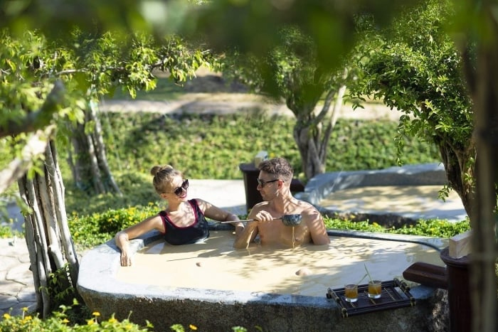 The famous mud baths of the resort city - Nha Trang