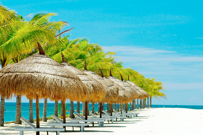The September beach in Nha Trang