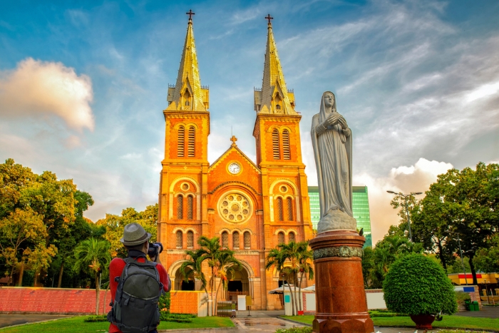 Notre-Dame cathedral in Ho Chi Minh city