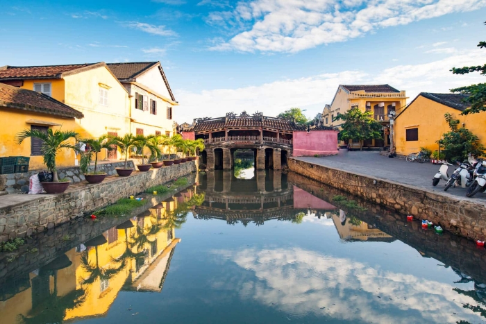 Japanese Bridge in Hoi An in Central Vietnam 2-Week Itinerary