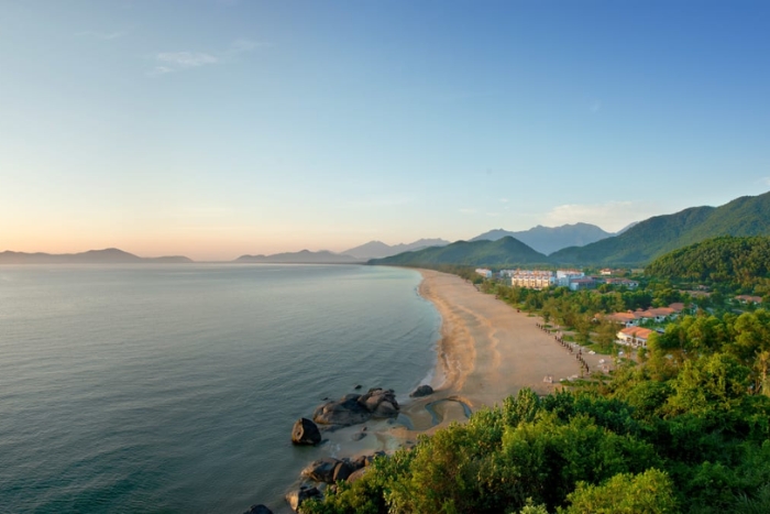 Lang Co Beach is the stopover of this day in this 14-day tour of central Vietnam