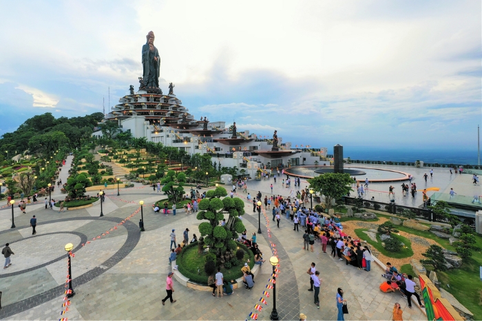 Climbing Ba Den Mountain is a must-see experience in Tay Ninh in 14 days in Southern Vietnam