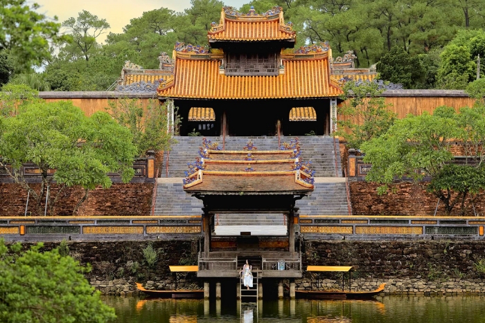 Serenity at the Tomb of Tu Duc on the 3-week Vietnam itinerary