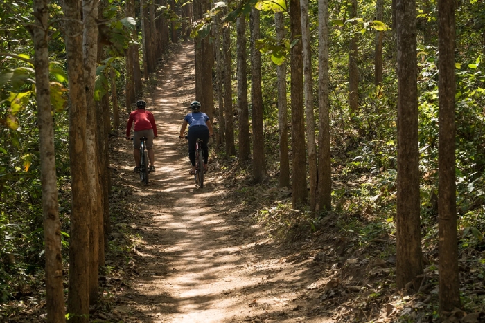 Mountain biking in Laos