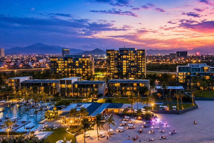 Have fun at Hyatt Regency Danang Resort and Spa after sunset