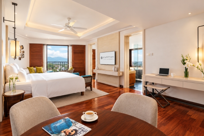Enjoy the comfort of a room at Pullman Danang Beach Resort