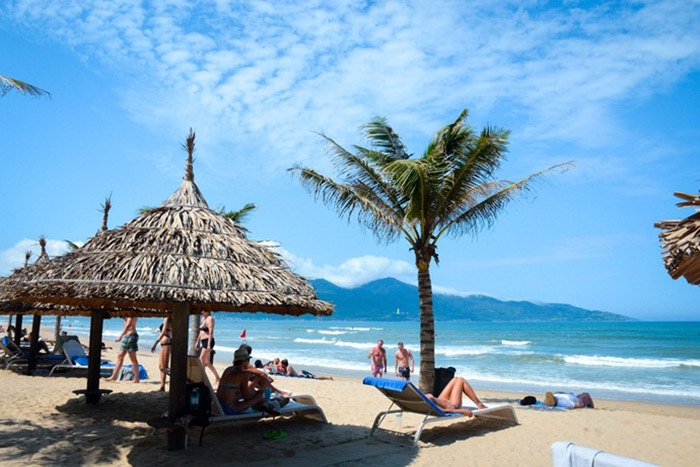 Stunning My Khe Beach views from our 6-day Central Vietnam adventure