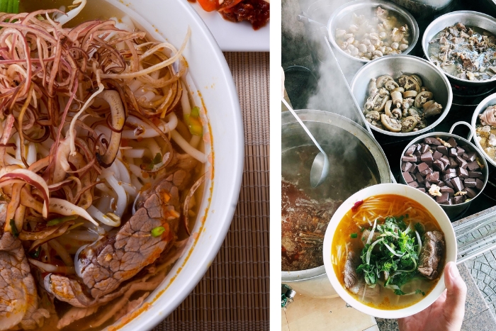 Food tour by motorbike in Da Nang: Bún Bò Bà Diệu