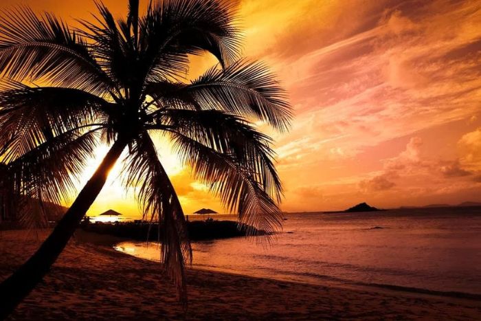 Sunset at Long Beach, Phu Quoc