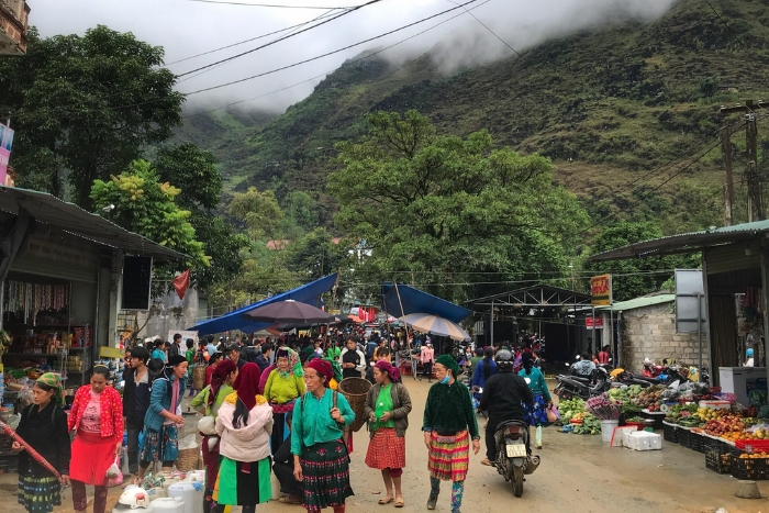 Du Gia market, Ha Giang, Vietnam