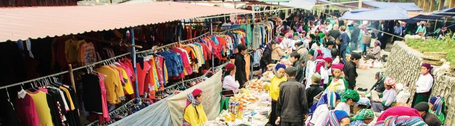 Lung Phin Market in Ha Giang, northern Vietnam