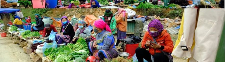 Meo Vac market in Ha Giang, Northern Vietnam 