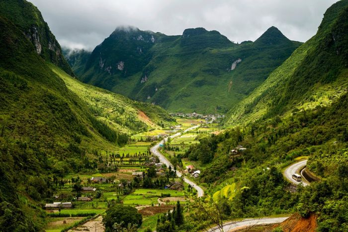 Sung La Valley view from above