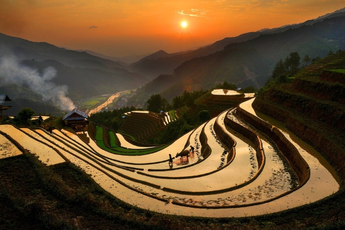 Ha Giang in the floodwater season