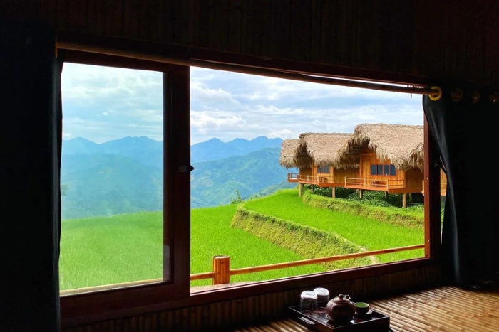 View from Hoang Su Phi Lodge