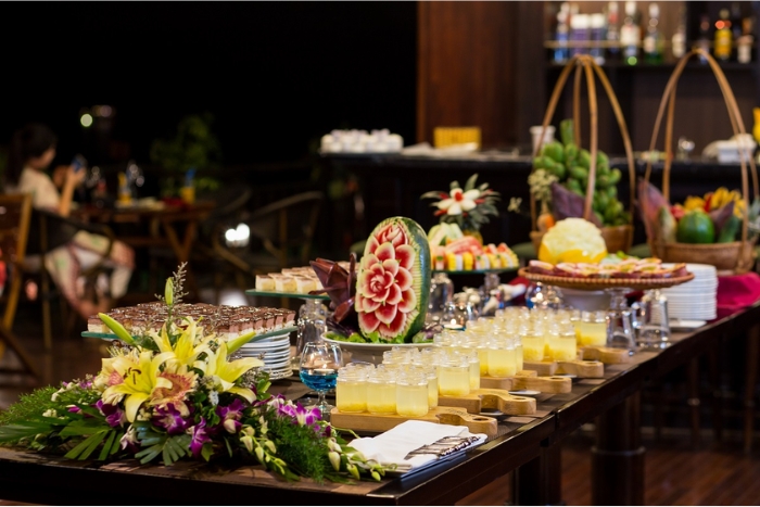 Colorful dishes for all tastes