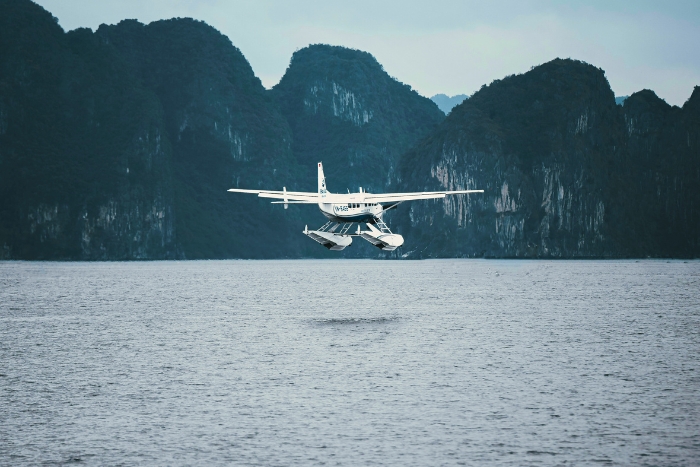 Seaplane ride ranks among things to do in Halong Bay