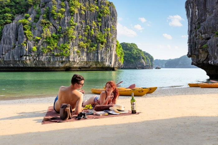 Three Peaches Beach, Halong Bay’s secret haven
