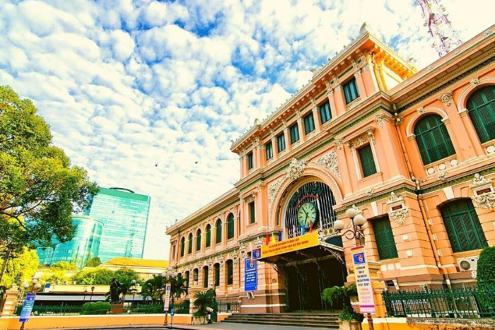 The Central Post Office - Colonial architecture in the heart of Saigon