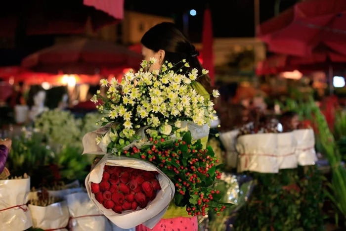 Ho Thi Ky Flower Market in Saigon