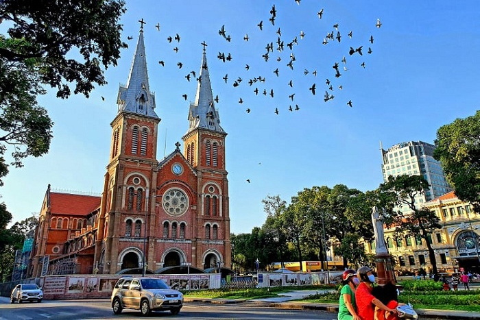 Notre Dame Cathedral in Ho Chi Minh city
