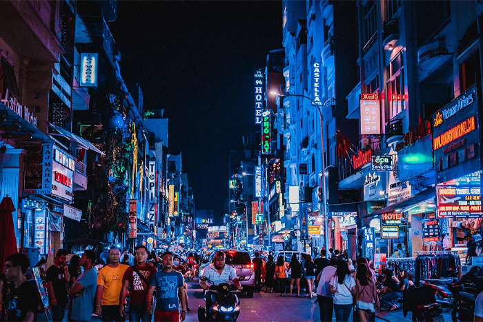 Saigon nightlife in November