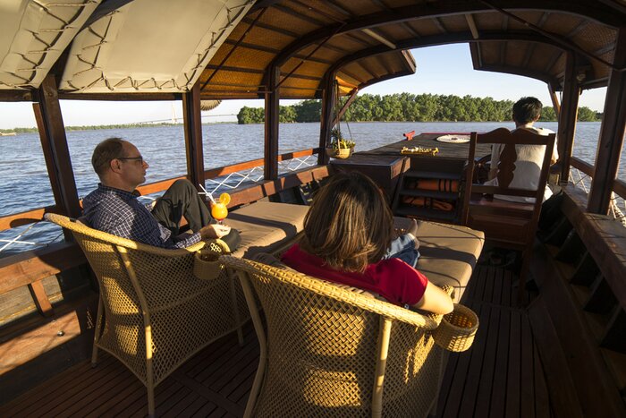 Sightsee at your leisure on the Phnom Penh to Saigon speedboat trip