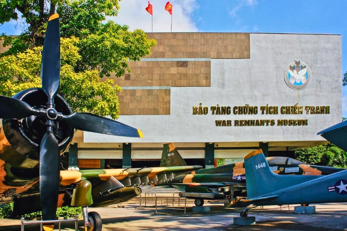 War Remnants Museum displays historic military aircraft