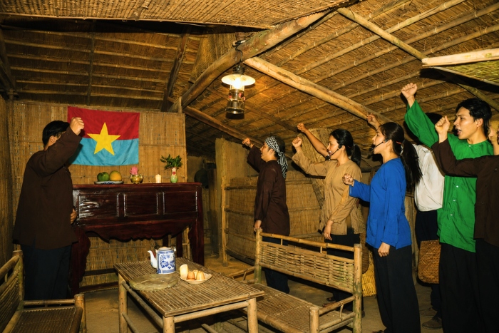 A reconstruction of life inside the Cu Chi Tunnels