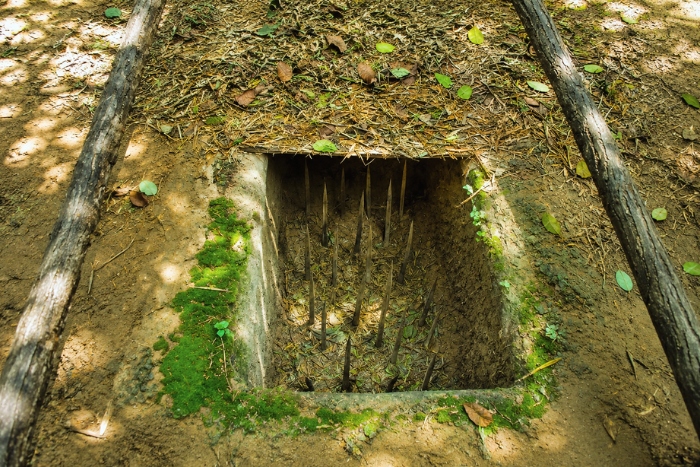 Exploring the Cu Chi Tunnels and understanding the guerrilla traps