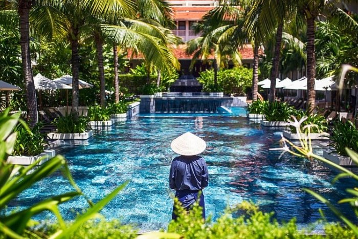 The elegant atmosphere blending luxury with traditional charm at Almanity Hoi An Resort