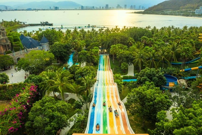 A playful break at the VinWonders water park in Nha Trang