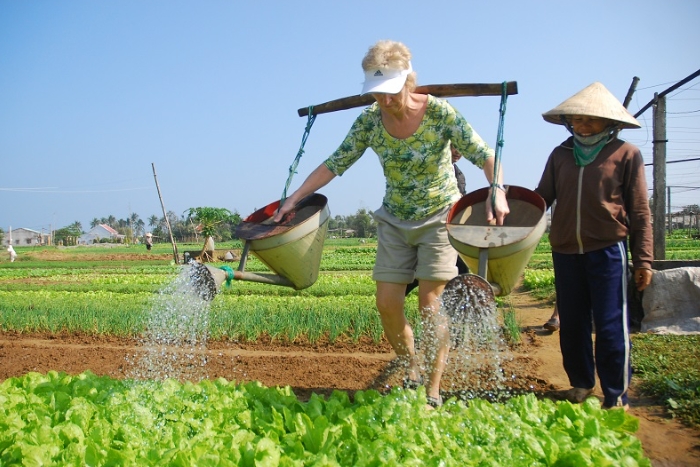 Tra Que village, known for its organic vegetables