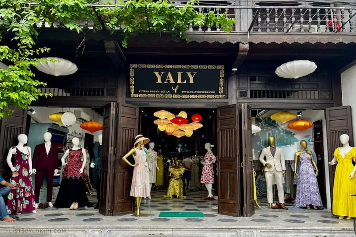 Yaly Couture, best shop in Hoi An in tailor