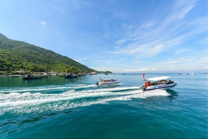 Board the boat to participate in a snorkeling trip to see the coral