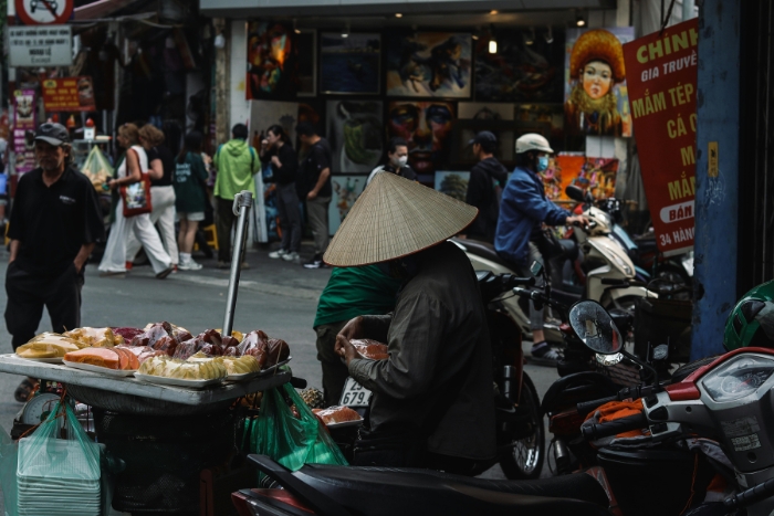 Street food stall in Ho Chi Minh City
