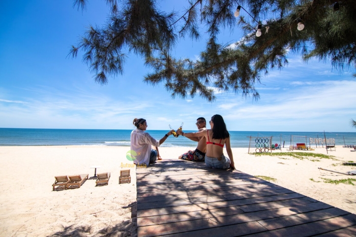 Relax by Nhat Le Beach on your best 4-day Hue Dong Hoi trip