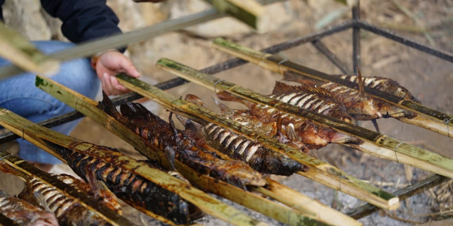 Grilled Stream Fish