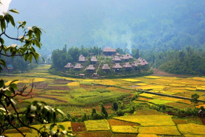 Que visiter à Mai Chau ? Le village de Pom Coong à Mai Chau, Vietnam